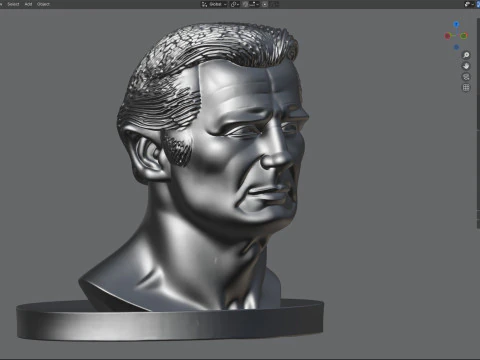 Pomnik Liama Model 3D