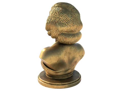 Marilyn Monroe statue 3D Model