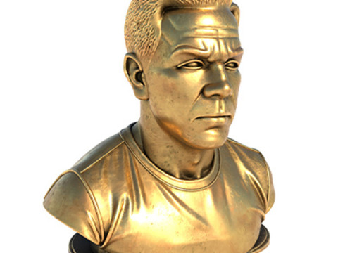 Mark Wahlberg statue 3D मॉडल