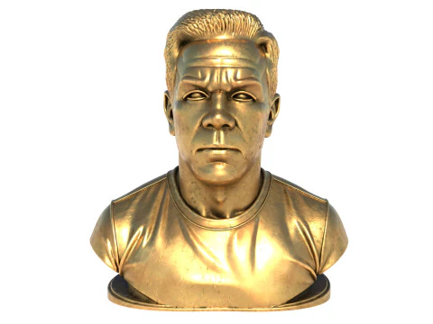 Mark Wahlberg statue 3D Model