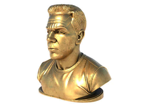 Mark Wahlberg statue 3D Model