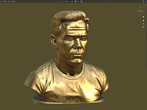 Mark Wahlberg statue 3D 模型