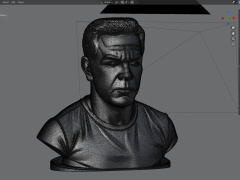 Mark Wahlberg statue 3D 模型