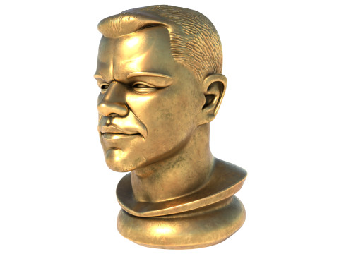 Matt statue 3D मॉडल