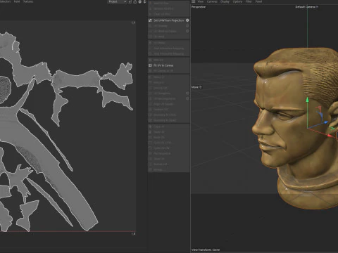 Matt heykeli 3D Model