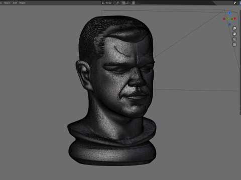 Matt statue 3D मॉडल