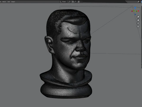 Matt heykeli 3D Model