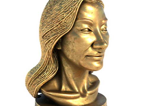 Pomnik Michelle Yeoh Model 3D