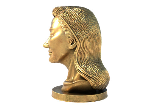 Michelle Yeoh statue 3D Model
