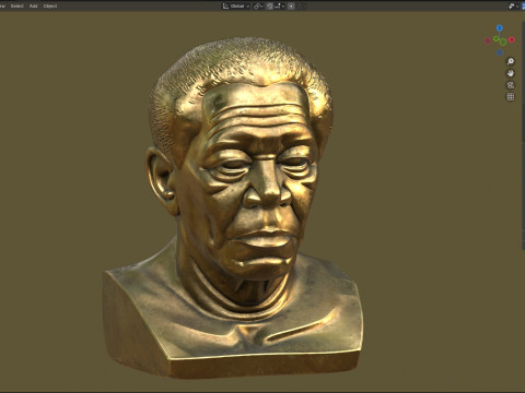Morgan statue 3Dモデル