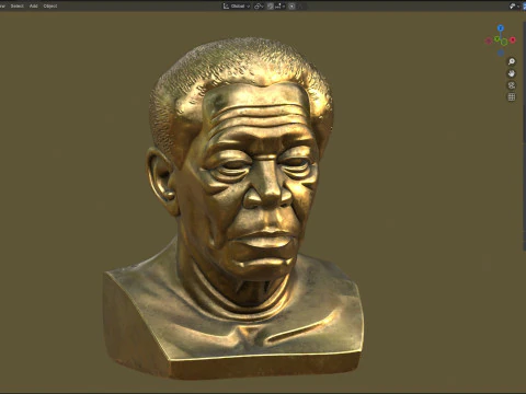 Morgan heykeli 3D Model