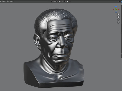 Morgan statue 3Dモデル