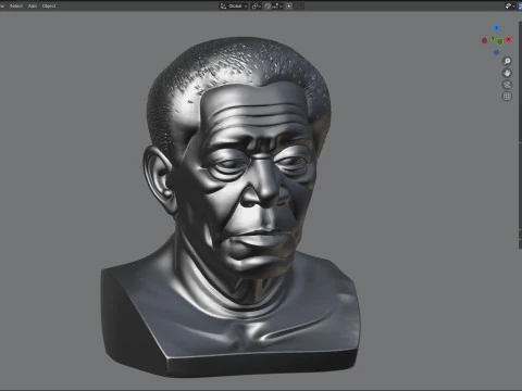 Morgan heykeli 3D Model