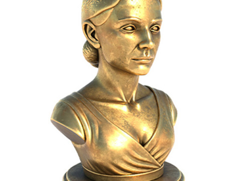 Natalie Portman statue Modelo 3D