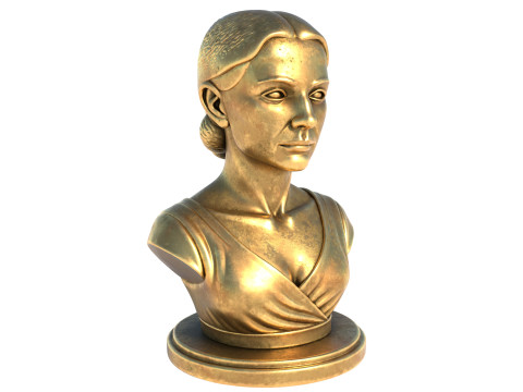 Natalie Portman statue Modelo 3D