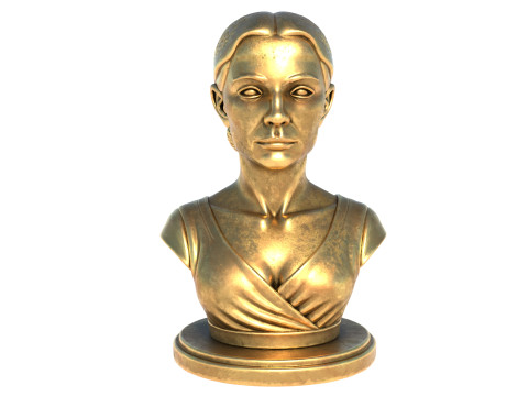 Natalie Portman statue Modelo 3D