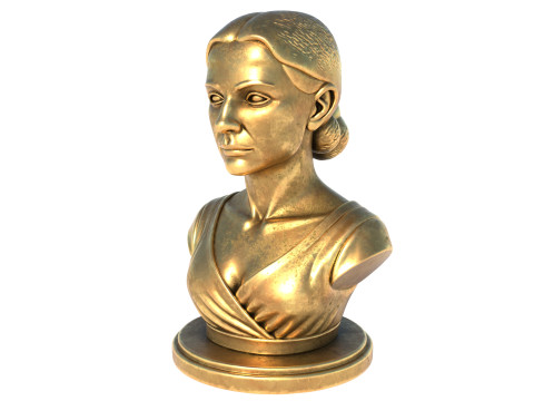Natalie Portman statue Modelo 3D