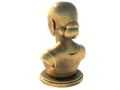 Natalie Portman statue Modelo 3D