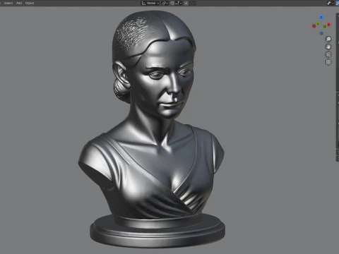 Statua di Natalie Portman Modello 3D