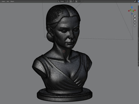 Natalie Portman statue Modelo 3D