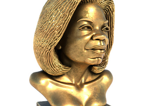 Oprah Winfrey statue Modelo 3D