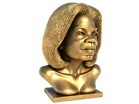 Oprah Winfrey statue 3D Model