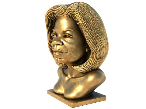 Oprah Winfrey statue 3D Model