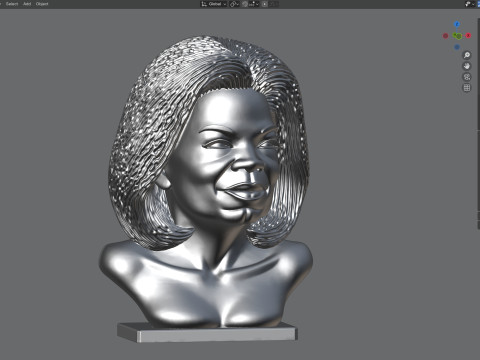 Oprah Winfrey statue 3D 模型