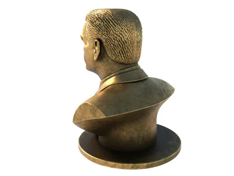 Pierce Brosnan statue 3D Model
