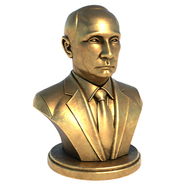 Putin statue 3D 模型 .c4d .max .obj .3ds .fbx .stl .blend 