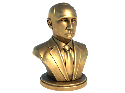 Putin statue 3D 模型