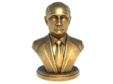 Putin statue 3D 模型