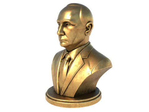 Putin statue 3D 模型