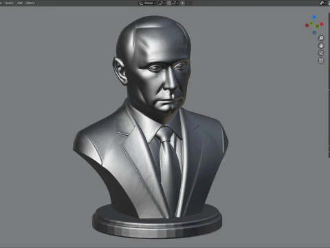 estatua de putin Modelo 3D