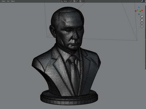 Putin statue 3D 模型
