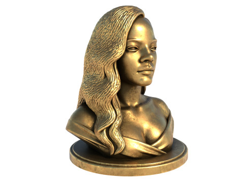 Rihanna statue 3D मॉडल