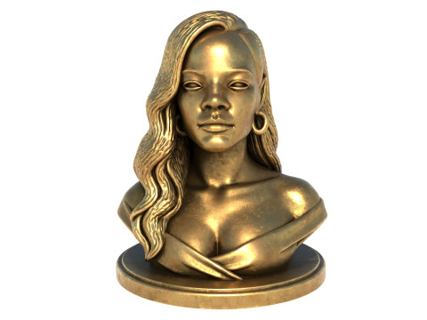 Rihanna statue 3D मॉडल