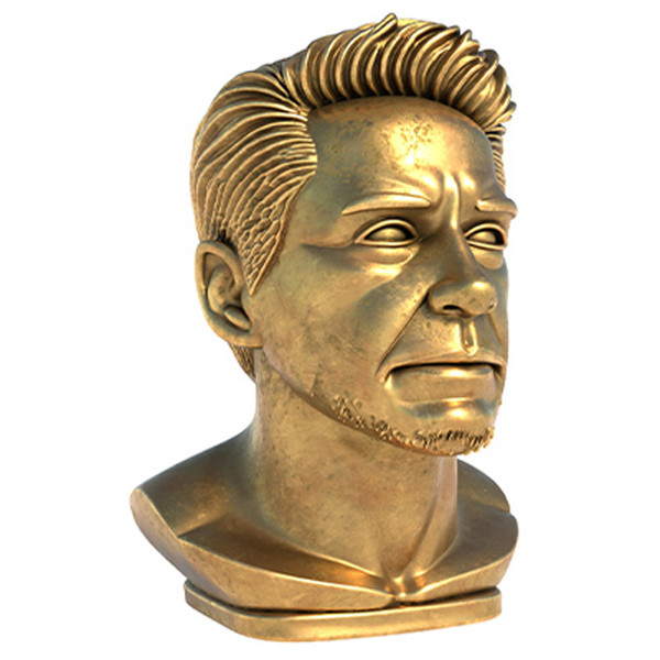 Robert Downey Jr statue 3D 模型 .c4d .max .obj .3ds .fbx .stl .blend 