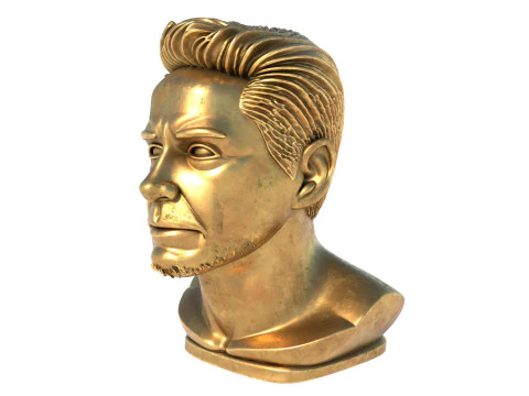 Robert Downey Jr statue 3D Model