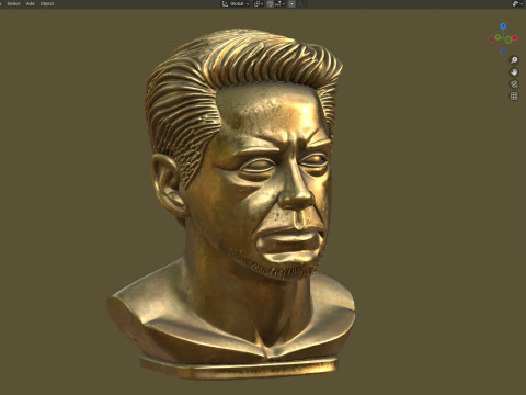 Robert Downey Jr statue 3D 模型