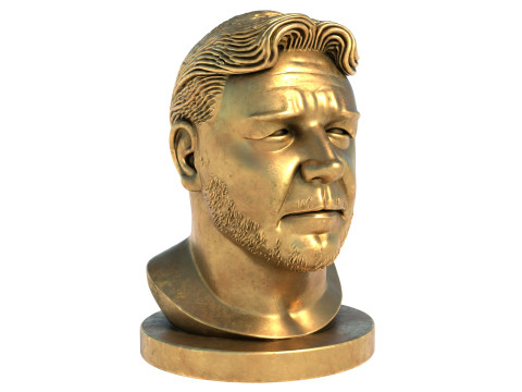 Rusell statue 3D 模型