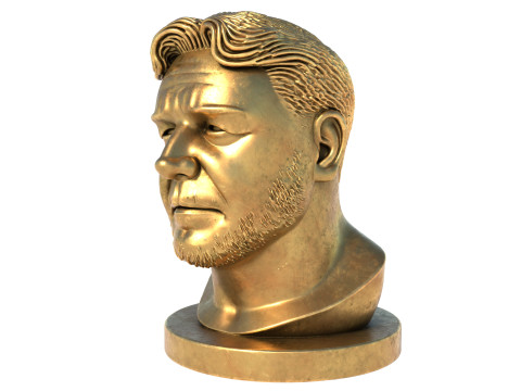 Rusell statue 3D 模型