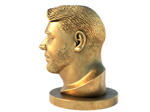 Rusell statue 3D 模型