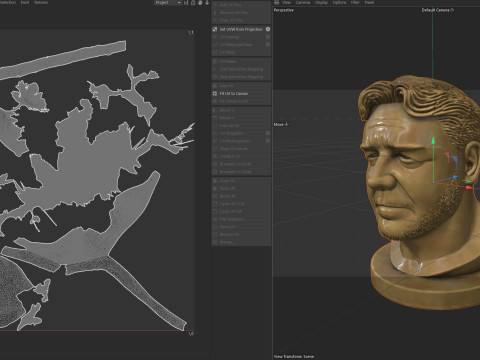 Rusell statue 3D 模型
