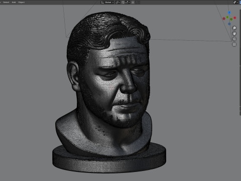 Rusell statue 3D 模型