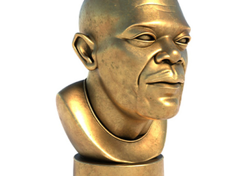 Samuel L Jackson statue 3D Model