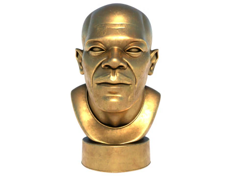 Samuel L Jackson statue 3D Model