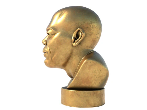 Samuel L Jackson statue 3D Model