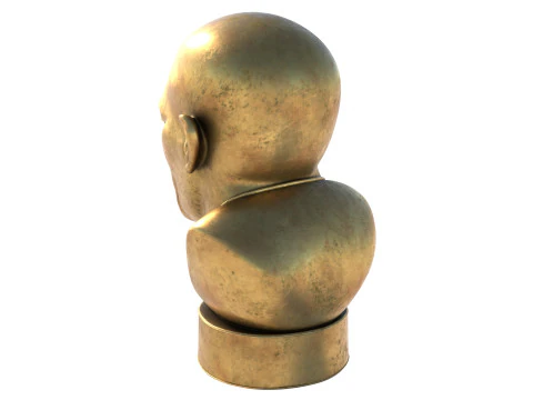 Samuel L Jackson statue 3D Model