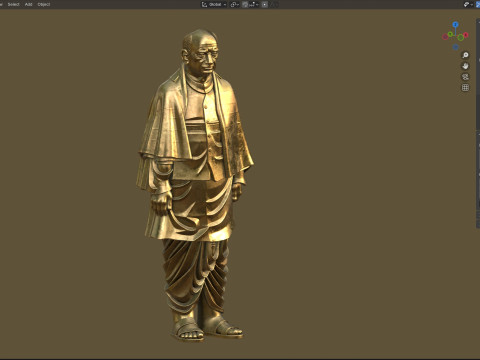 Sardar patel statue Modèle 3D